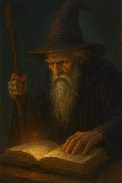 Artificer in a workshop, surrounded by magical tools and gadgets.